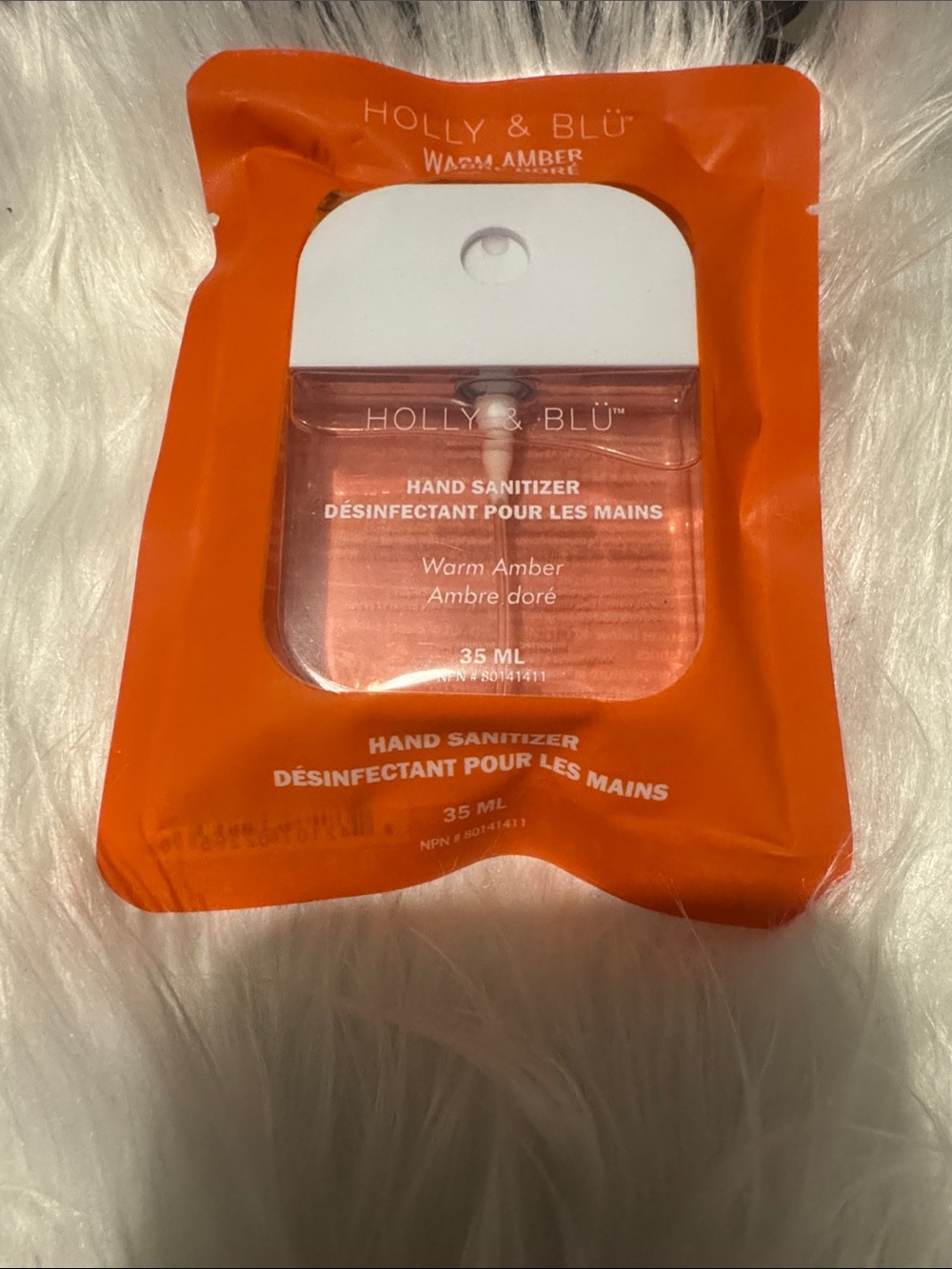 Holly and Blu Warm Amber Hand Sanitizer